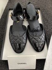 New Authentic Chanel Shoes 40 Mary Janes Flat