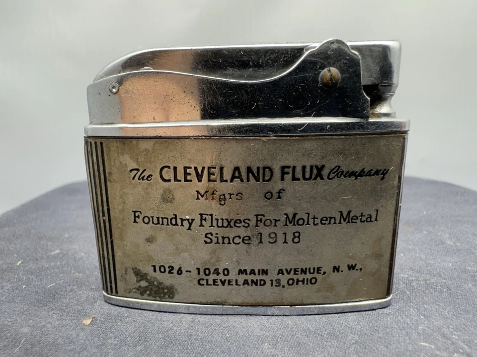 ENCENDEDOR PLANO Publicidad Cornell Vintage / The Cleveland Flux Company Foto 3 de 4