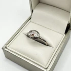 Vintage 925 Sterling Silver Hammered Oval Ring Size O 1/2 Minimalist Band