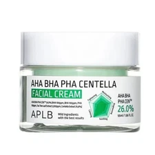 APLB AHA BHA PHA Centella Facial Cream - 55ml  K-beauty