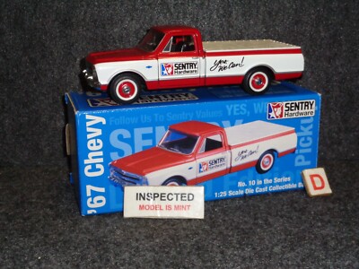 SENTRY HARDWARE 1967 CHEVROLET PICKUP TRUCK w/ TONNEAU COVER DIECAST COIN BANK D