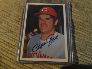 1985 TOPPS PETE ROSE OFFICIAL BASEBALL CARD SET AUTOGRAPH #97 | eBay