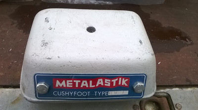  Metalastik cushyfoot HD-1 Vibrationsdämpfer Schwingmetall Gummidämpfer 1200 Kg