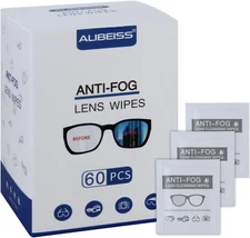 Anti-Fog Lens Wipes Pre-Moistened Anti-Fog Wipes, 6Inch X 5Inch,For Eye Glasses 