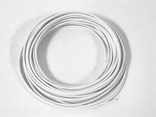 AUTOMOTIVE WIRE - 12 GAUGE GA HIGH TEMP GXL COPPER WIRE WHITE - 25' U.S.A MADE