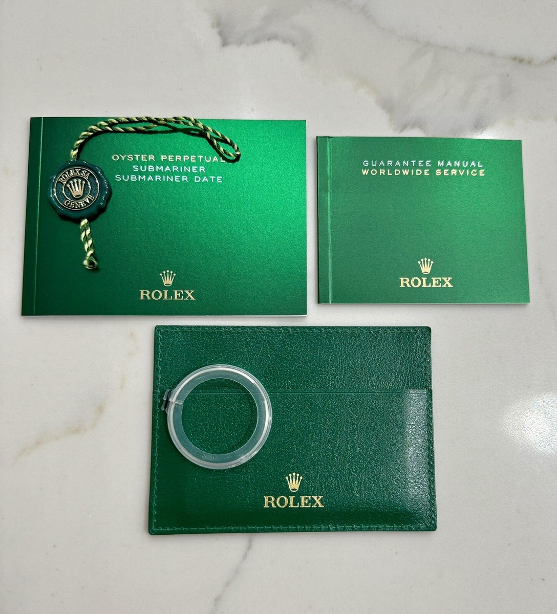 Authentic Rolex Submariner Booklets +Bezel Protector 116610 114060