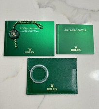 Authentic Rolex Submariner Booklets +Bezel Protector 116610 114060 116613 116618