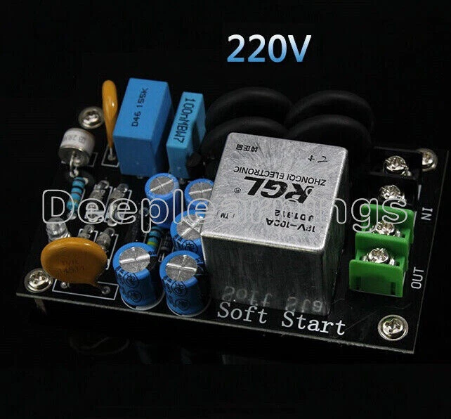Class A Power Amplifier Soft Start Delay Temperature Protection Board 220V 100A - Image 4 of 4