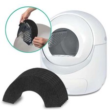 1 6 Pcs Carbon Filters for Litter-Robot 4 Cat Litter Box Filters Replacement Pad