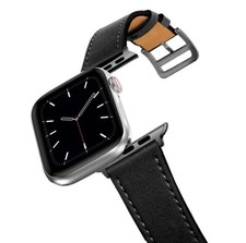 Leather Strap for Apple Watch 49/45/44/42mm, Series 8 7 SE 6 5