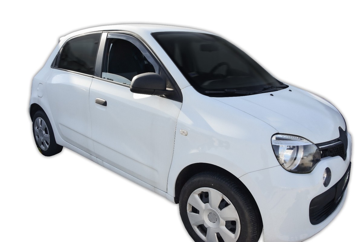 J&J Automotive | Deflettori D'Aria Antiturbo Per Modus 2004-2012, Set di 2 Pz, Nero, Antivento, Antipioggia, Fume' Oscurati