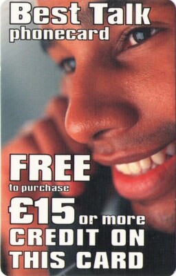 UK Remote Speicher APT Prepaid Karte Telefonkarten Best Talk