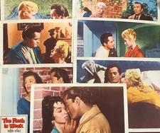 FLESH IS WEAK LOBBY CARD PARTIAL SET (7) MOVIE POSTER 1957 JOHN DEREK