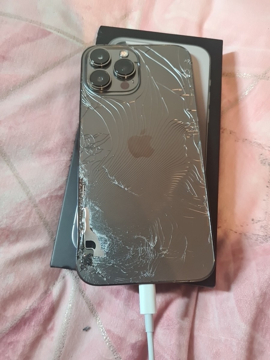 Apple iPhone 13 Pro Max - 256GB - Graphite (Unlocked) Faulty Screen Apple iPhone 13 Pro Max - 256GB - Graphite (Unlocked) Faulty Screen