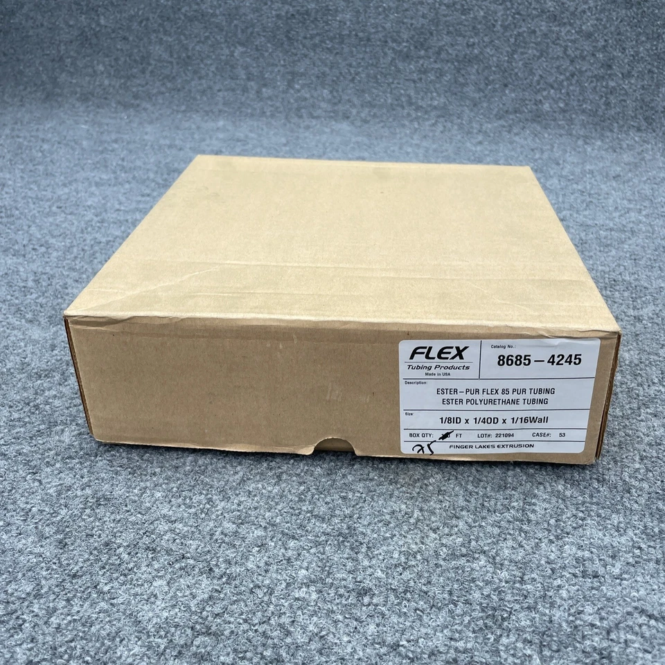 Lot of 75 Feet Flex Tubing 8685-4245  1/8" x 1/4 Ester-PUR FLEX 85 Polyurethane - Image 3 of 4