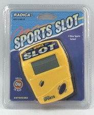 SPORTS SLOT Casino Electronic Handheld Travel Game Radica Model 347OCS2BA NOS