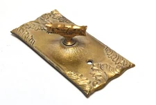 UNIQUE VINTAGE BRASS VICTORIAN STYLE TURN LOCK OR LIGHT SWITCH