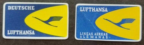 [SJ] Germany Lufthansa Post Airmail Sticker Lineas (2v) MNH Postal Par Avion - Picture 1 of 6