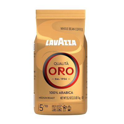 Qualita Oro Italian Coffee Whole Beans 2Lb Pack of 2