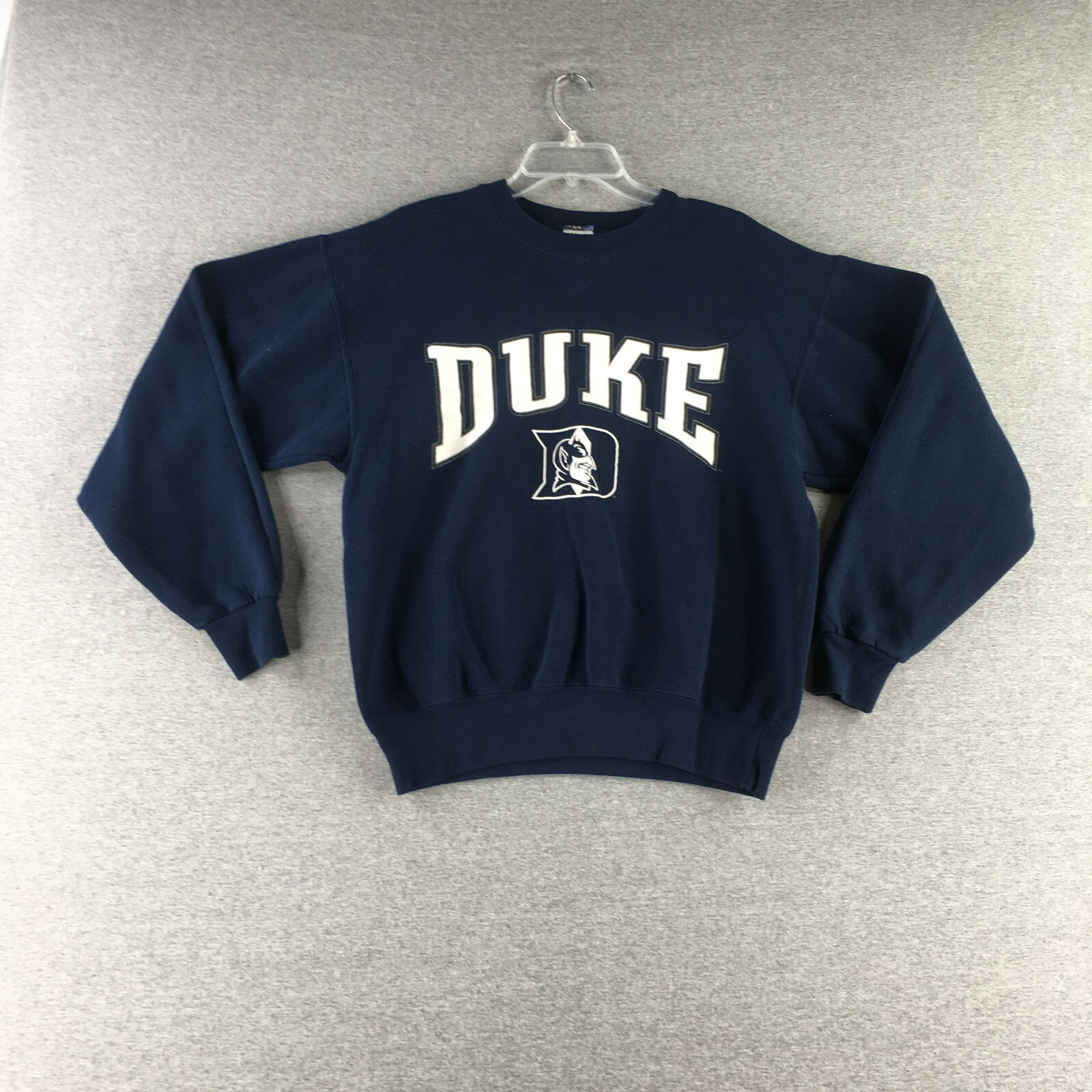 Vintage Duke Blue Devils Sweater Mens M MJ Soffe Pullover Sweatshirt Adult  | eBay