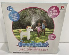 PoolCandy Inflatable Unicorn Sprinkler Over 3 Feet Tall, Simple Set Up NEW 