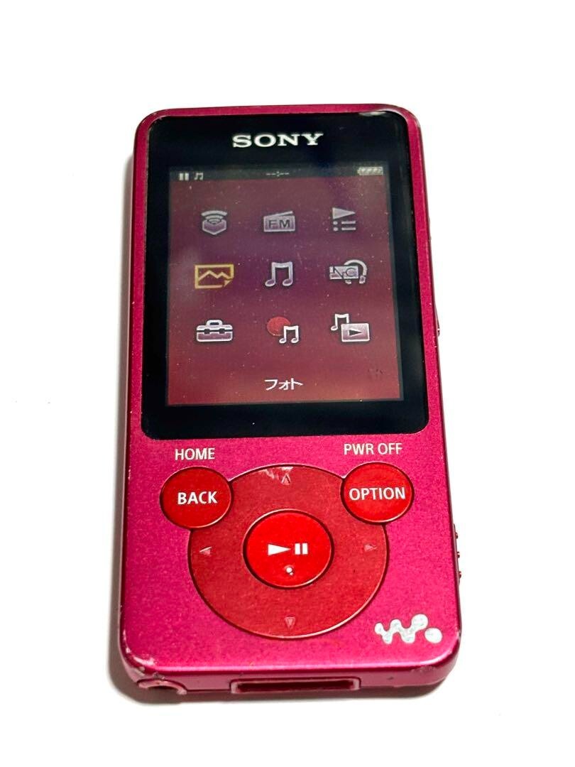 Sony Walkman NW-E083 MP3 4GB Portable Audio Media Player Red