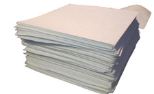 Streak Free Factory Microfiber Cleaning Cloth 16 x 16 inch White 500 Case Pack