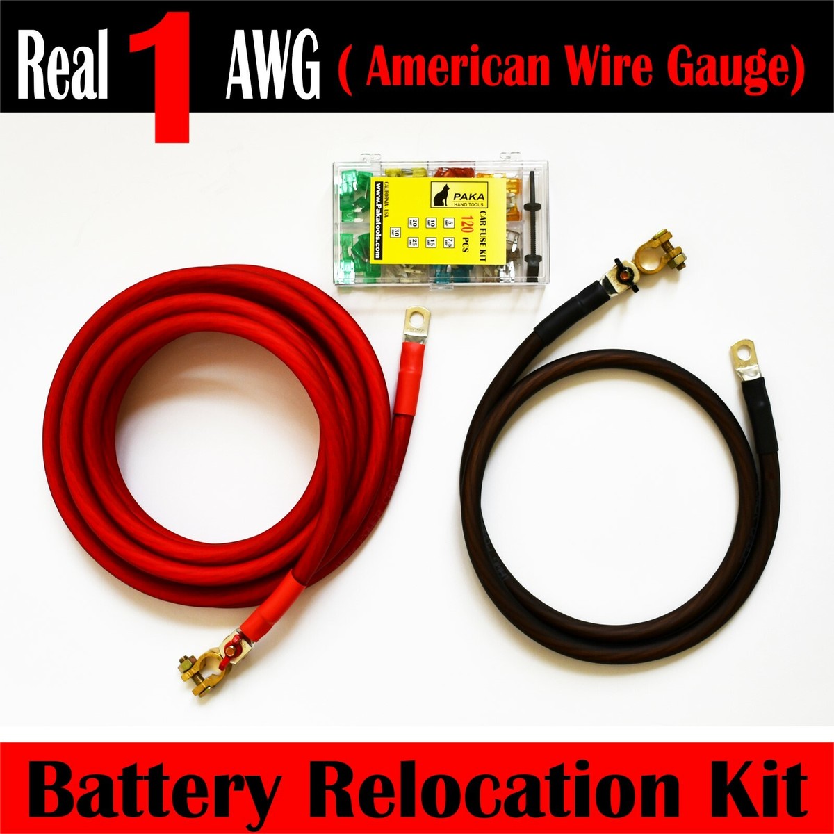 Battery Cable, Top Post, 4 AWG, Black, 25-In. - True Value Hardware - Foto 9