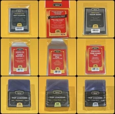 Cardboard Gold Top Loaders / Sleeves / Bags / Card Savers - 20/60/100/240 point 