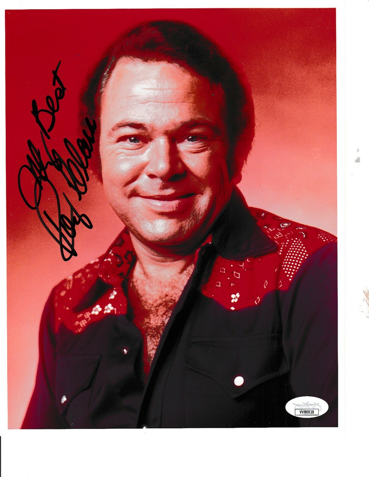Roy Clark Autographed Signed HEE HAW COUNTRY LEGEND 8 X 10 PHOTO w JSA COA 