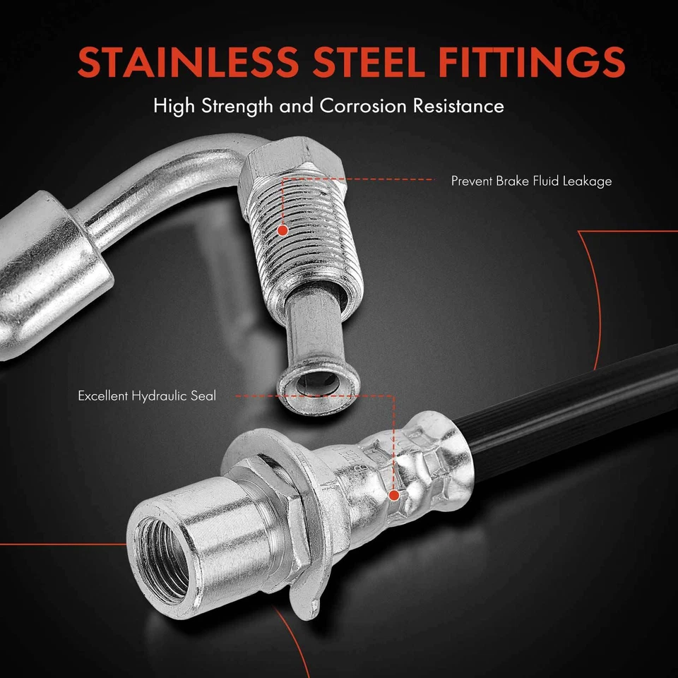 Manguera hidráulica de freno trasero para International Harvester 3200 4100 4300 4400 MXT Foto 4 de 4