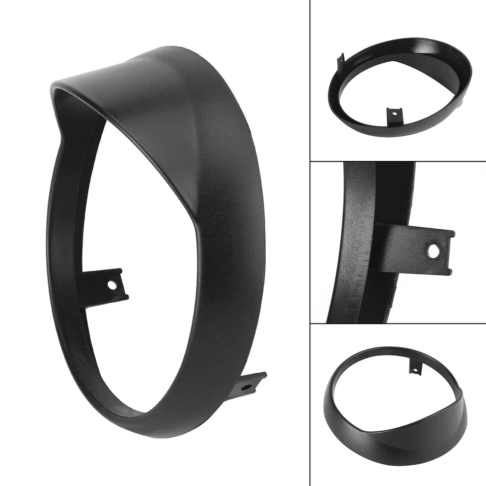 Front Headlight Guard Cover Grille Black Fit For Vespa Primavera 125 150 14-21 - Image 3 of 4