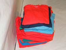 (35) PORT AND COMPANY CREW NECK SHORT SLEEVE ADULT T-SHIRTS