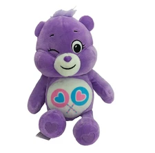 Care Bears Basic Fun Share Bear Purple 10 inch 2020 Plush Toy Stuffed Animal