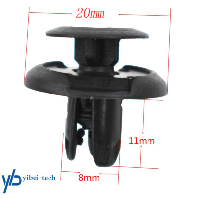100x Push Type Clip Fender Liner Retainer Fastener Clips For - Foto 10