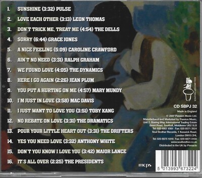 Various Artists - Shaun Robbins' Sunday Soul Selection - Soul