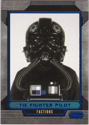 STAR WARS GALACTIC FILES SERIES 1 BLUE PARALLEL #337 TIE FIGHTER PILOT 251/350