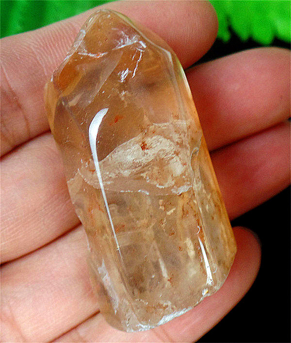 43x21x20mm Natural Ghost Crystal Quartz Raw Stone Free Shape No
