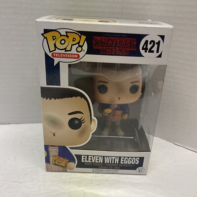 Funko Pop Stranger Things Eleven with Eggos No 421 Vinyl Figure