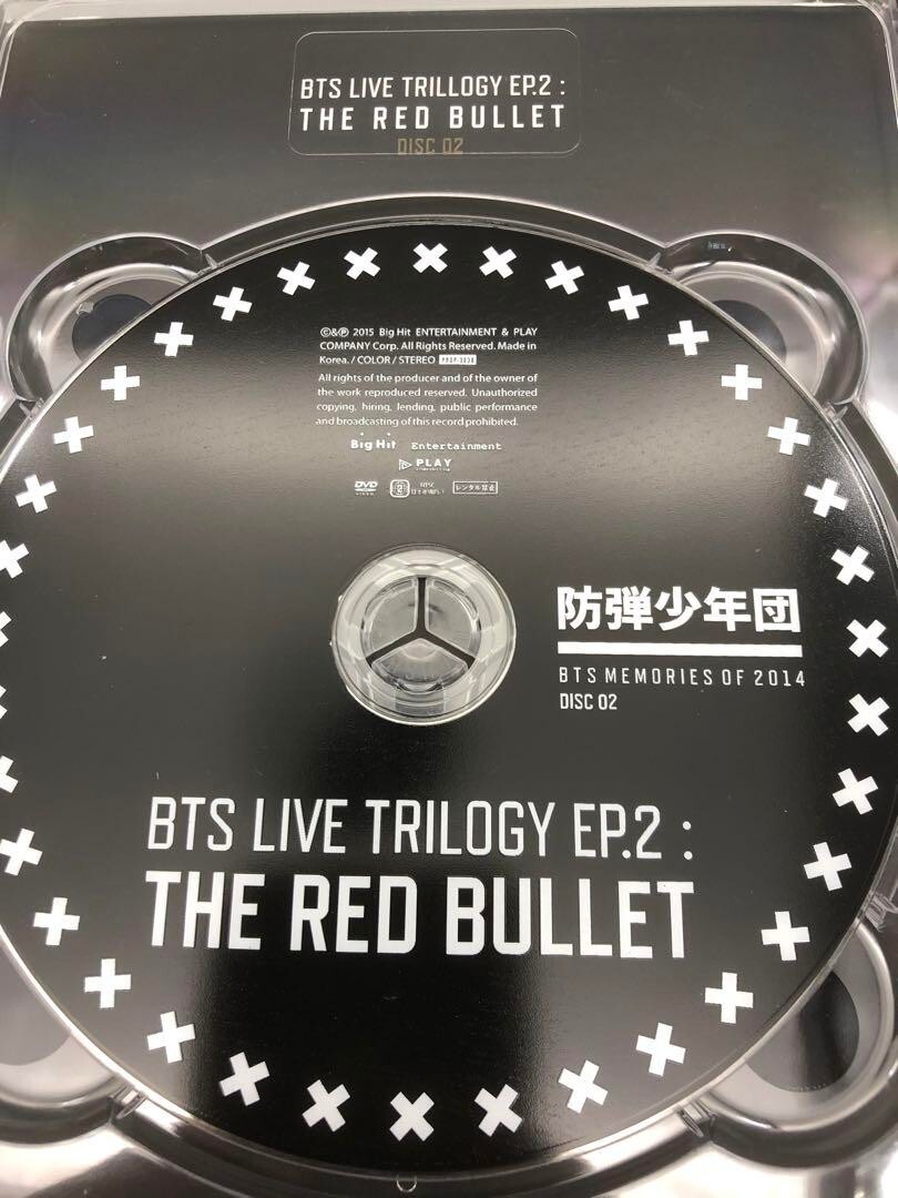 BTS Memories of 2014 3 DVD Tower Record Limited K-POP Music JIN