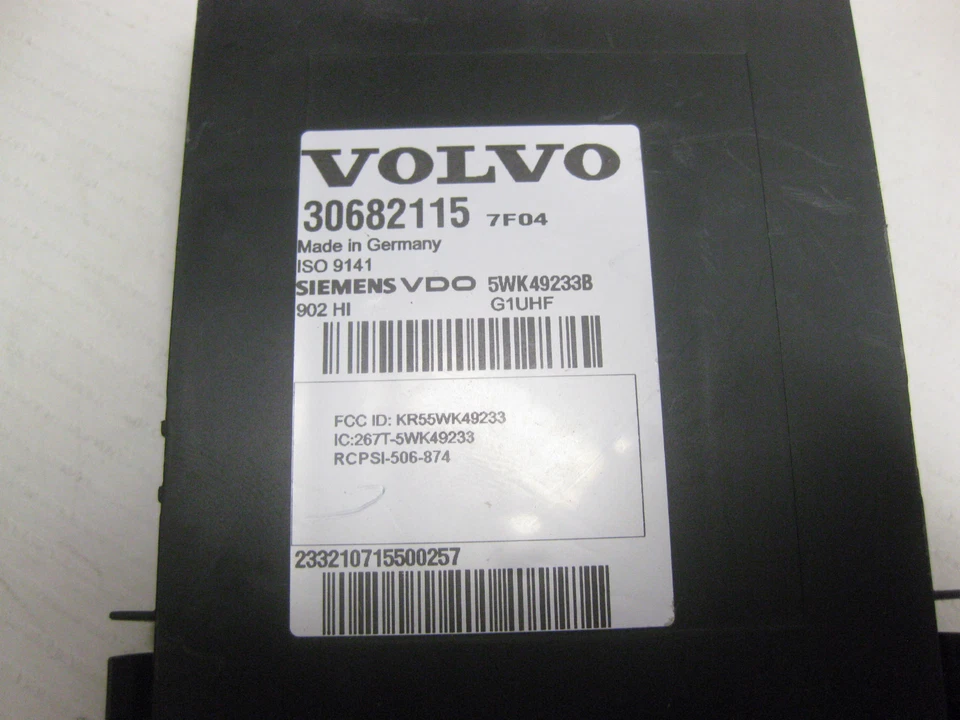 2008 VOLVO S80 S60 БЕСКЛЮЧЕВОЙ ВХОД ПРИЕМНИК 30682115 OEM 08 09 10 11 12 13 - Изображение 3 из 3