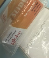 Lot of 144) Globe Scientific Inc~Microscope Slides~25x75x1mm~White Frosted