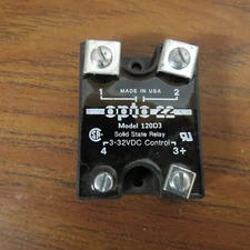 + OPTO 22 3-32VDC SOLID STATE RELAY 120D3 (missing back plate)