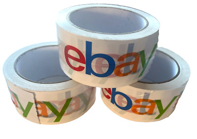 One Roll Of Branded Packaging Shipping Tape With Color Logo 75Yds X 2 In