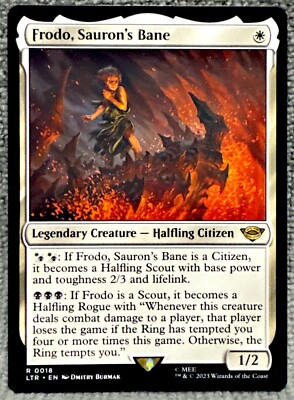 MTG Frodo, Sauron's Bane Universes Beyond: The Lord of the Rings - #18, NM