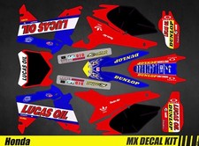 MX Decal Kit For Honda CRF - Lucas Oil