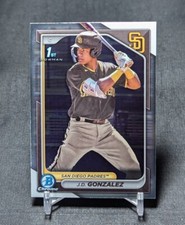 J.D. Gonzalez 1st Prospect Rookie 2024 Bowman Chrome Card #BCP-111 Padres