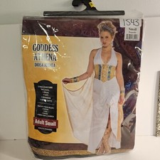 Goddess Athena Adult 5-Piece Halloween Women's Costume Small 2-4 NEW