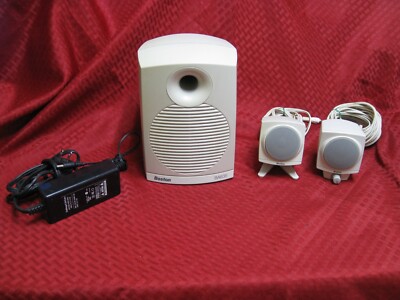 Boston Acoustics BA635 3pc pc media Computer Speakers w Subwoofer