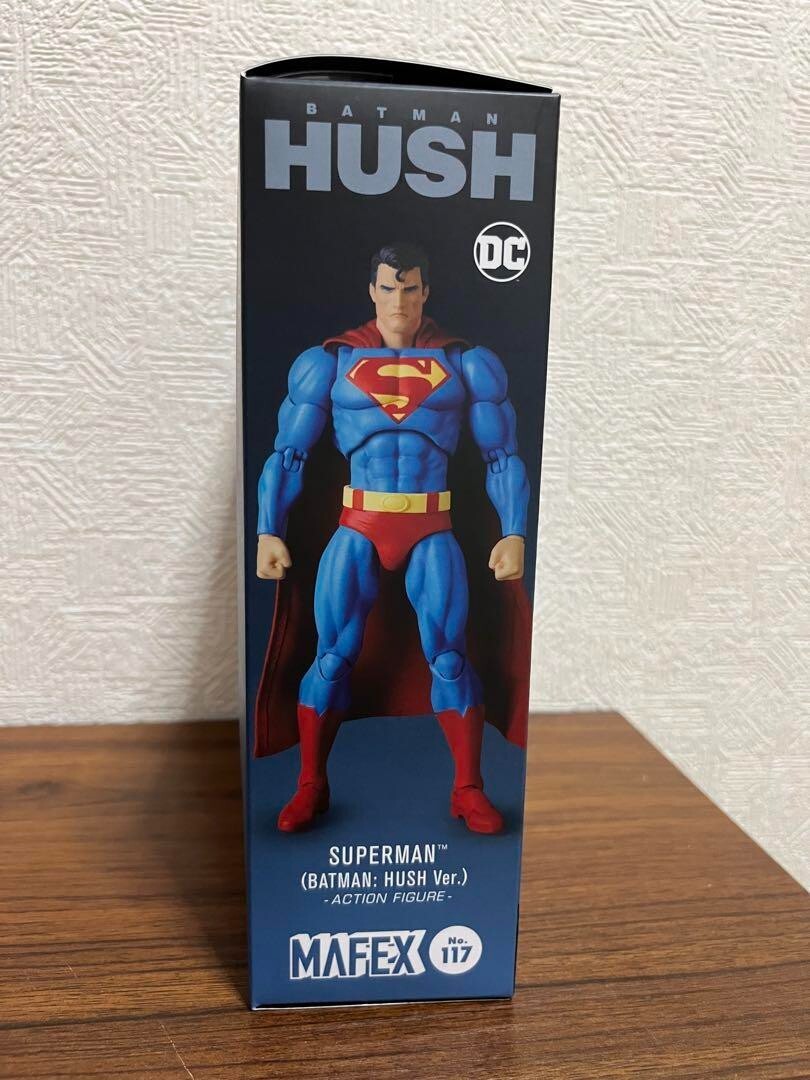 MAFEX 117 SUPERMAN BATMAN HUSH Ver. Action Figure MEDICOM Toy